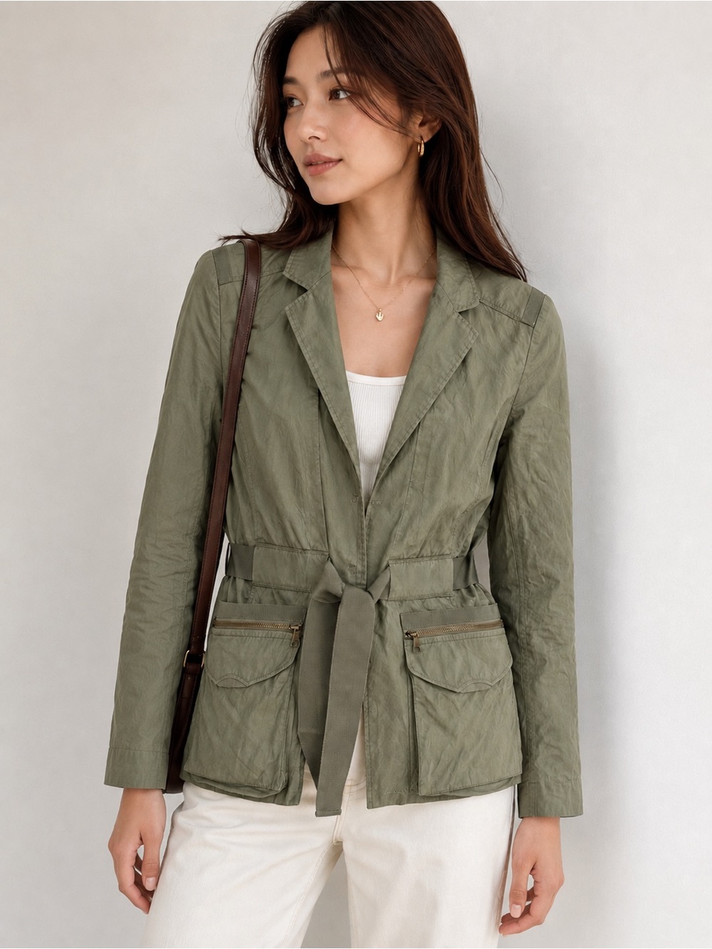 T Tahari Utility Jacket Women’s Size 6